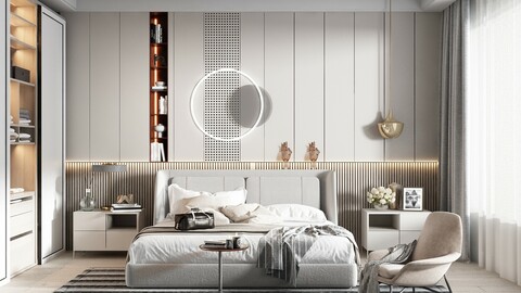 Modern Style Bedroom - 556