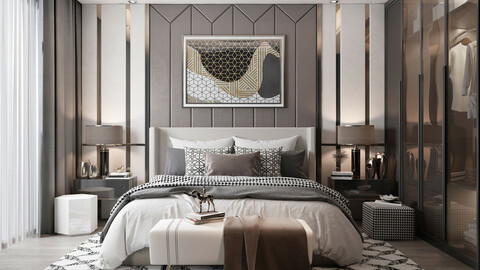 Modern Style Bedroom - 600