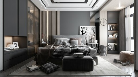 Modern Style Bedroom - 614