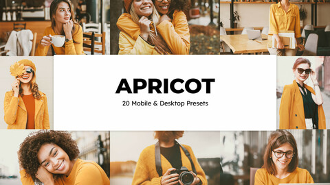 20 Apricot LUTs and Lightroom Presets