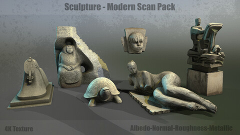Saint Petersburg. Sculpture Modern Scan Pack 5