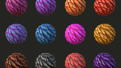 Stylized Fur Material Pack 2K