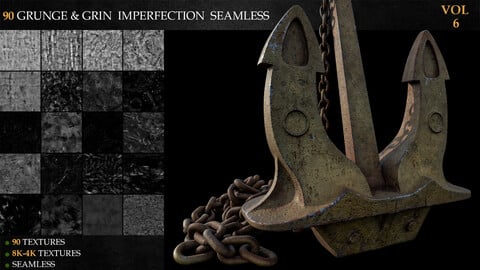 90 GRUNGE & GRIN  IMPERFECTION  SEAMLESS-vol 6