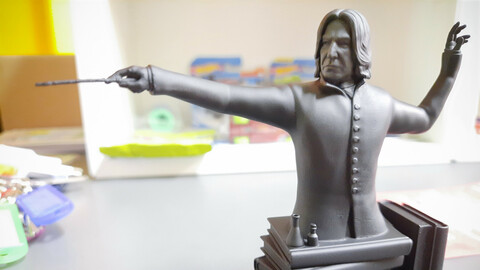Severus Snape (Harry Potter tribute) statue for 3d print (Pla/Resin)