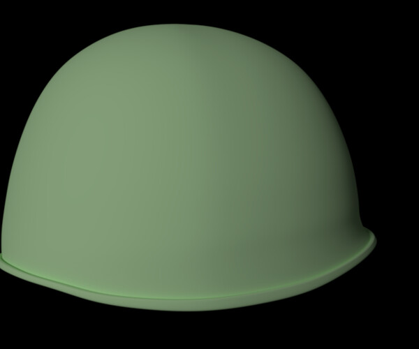 ArtStation Simple Military Helmet STL for 3D printing Resources