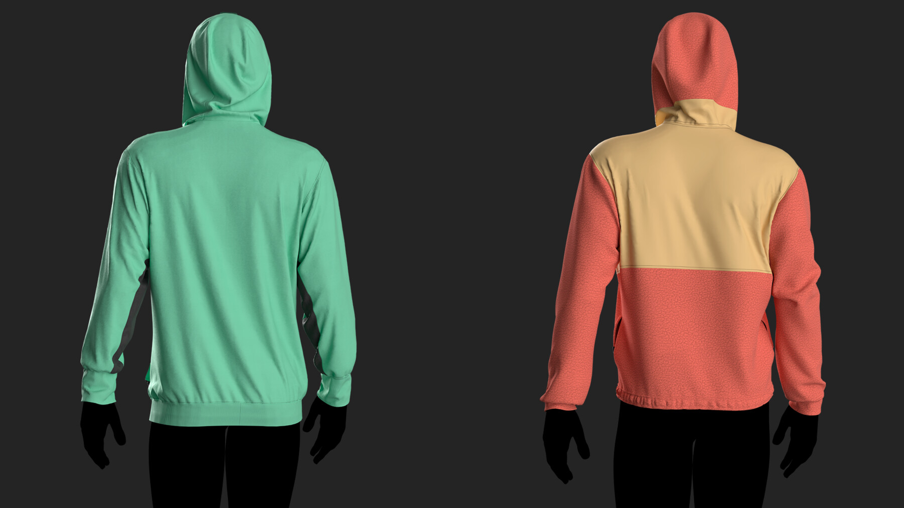 ArtStation - 2 Hoodies. Clo3d, MD projects + OBJ. Sport collection ...