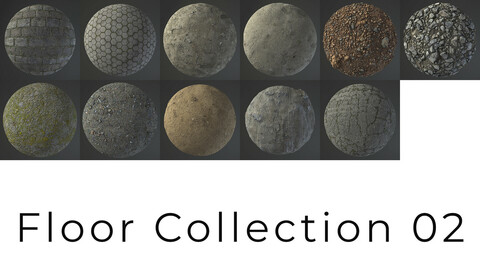Floor Collection 02 - Seamless Scanned Textures