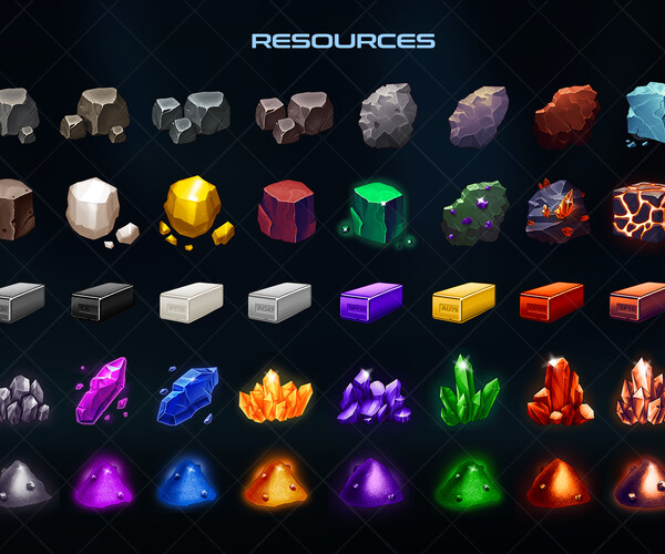 ArtStation - Sci-Fi Ability Icons 04, Game Assets in 2023