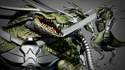 Character Creation for Games Part 1 - Cyber Reptile