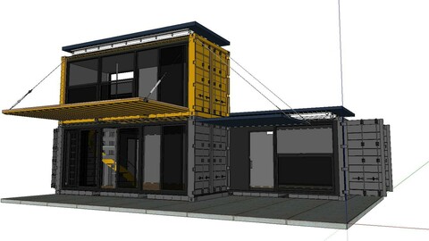 City Simple Art Building-Container-029