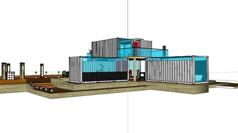 City Simple Art Building-Container-053