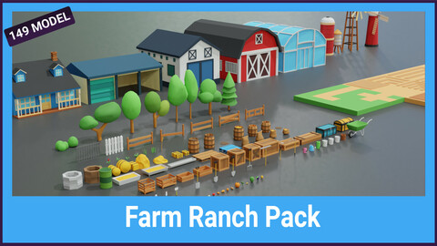 Pandazole - Farm Ranch Lowpoly Pack