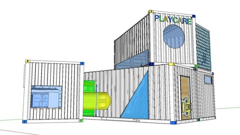 City Simple Art Building-Container-081