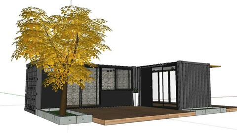 City Simple Art Building-Container-086