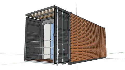 City Simple Art Building-Container-091