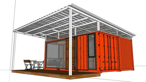 City Simple Art Building-Container-0109