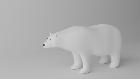 Cartoon Polar Bear