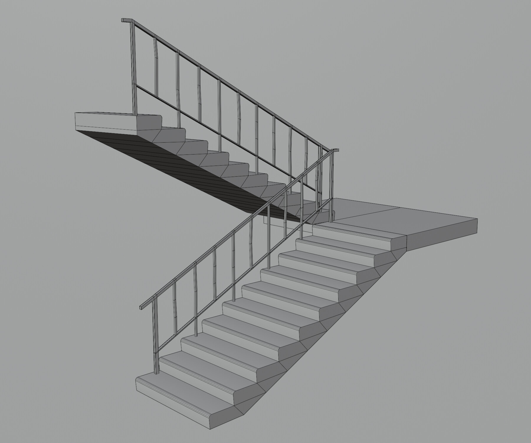 ArtStation - Concrete Stairs | Game Assets