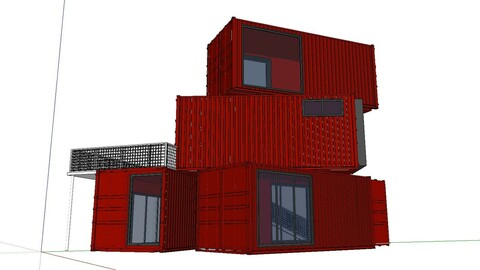 City Simple Art Building-Container-0126