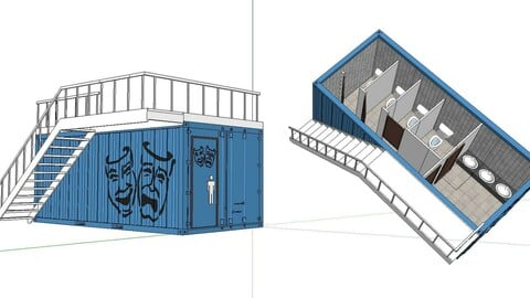 City Simple Art Building-Container-0131