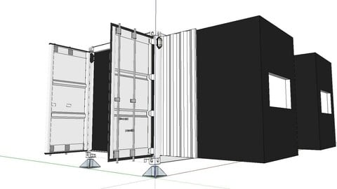 City Simple Art Building-Container-0144