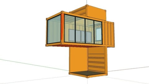 City Simple Art Building-Container-0149