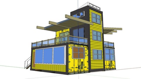 City Simple Art Building-Container-0283