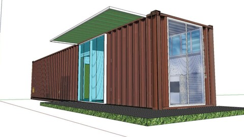 City Simple Art Building-Container-0277