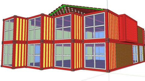 City Simple Art Building-Container-0273