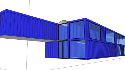 City Simple Art Building-Container-339