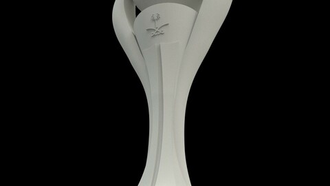 3D model of Prince Mohammed bin Salman Trophy, نموذج ثلاثي الابعاد لكأس الأمير محمد بن سلمان