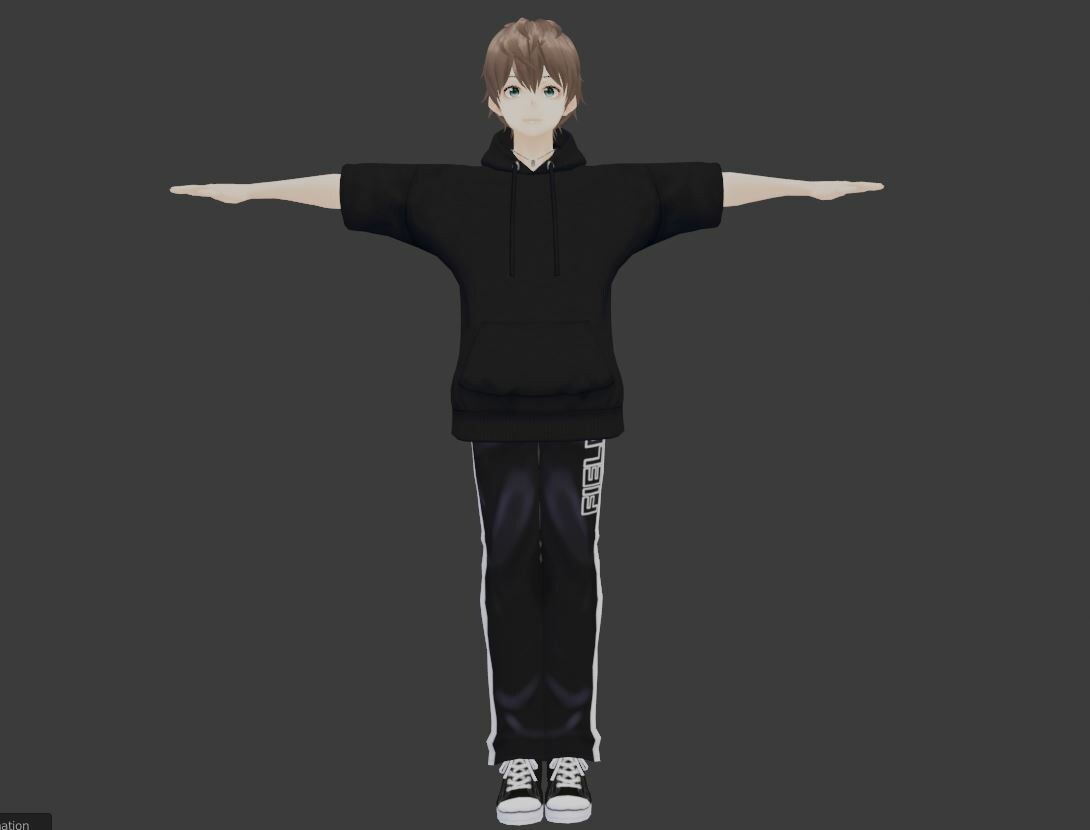 Artstation Game Ready Low Poly Anime Character Boy 15 Game Assets