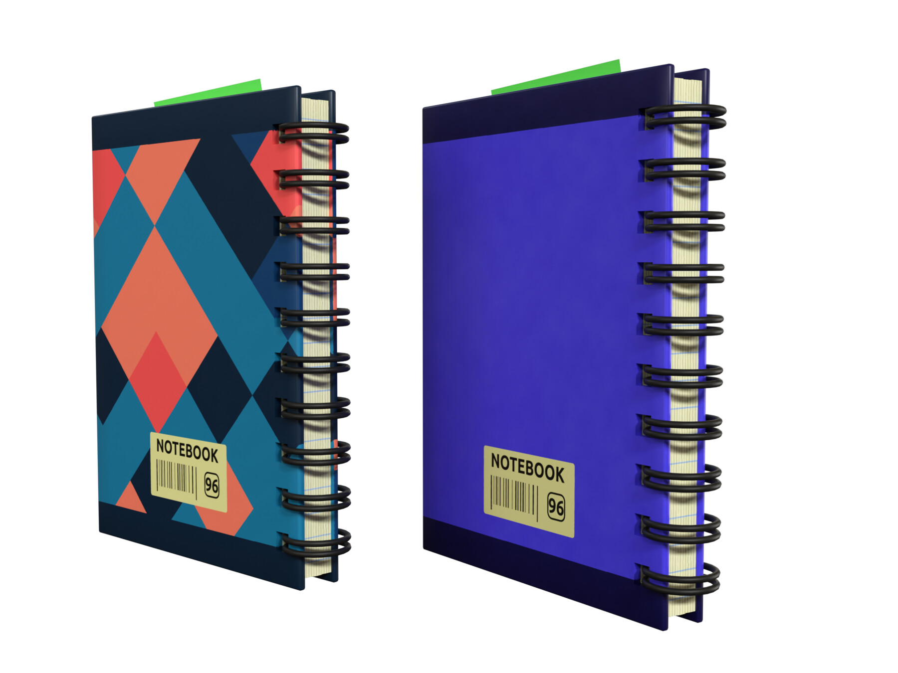 Notebook model. Тетрадь 3д модель