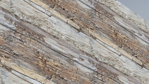 Old Wood Wall 1 PBR Material