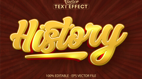 Retro, vintage text effect, old 80’s editable text style