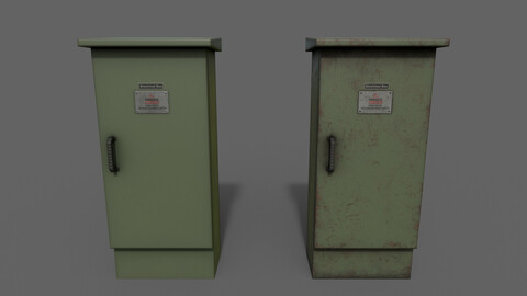 PBR Electric Box (DarkGreen) Ver.5