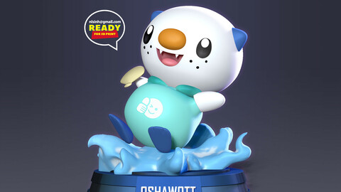 Oshawott - Pokemon Fanart