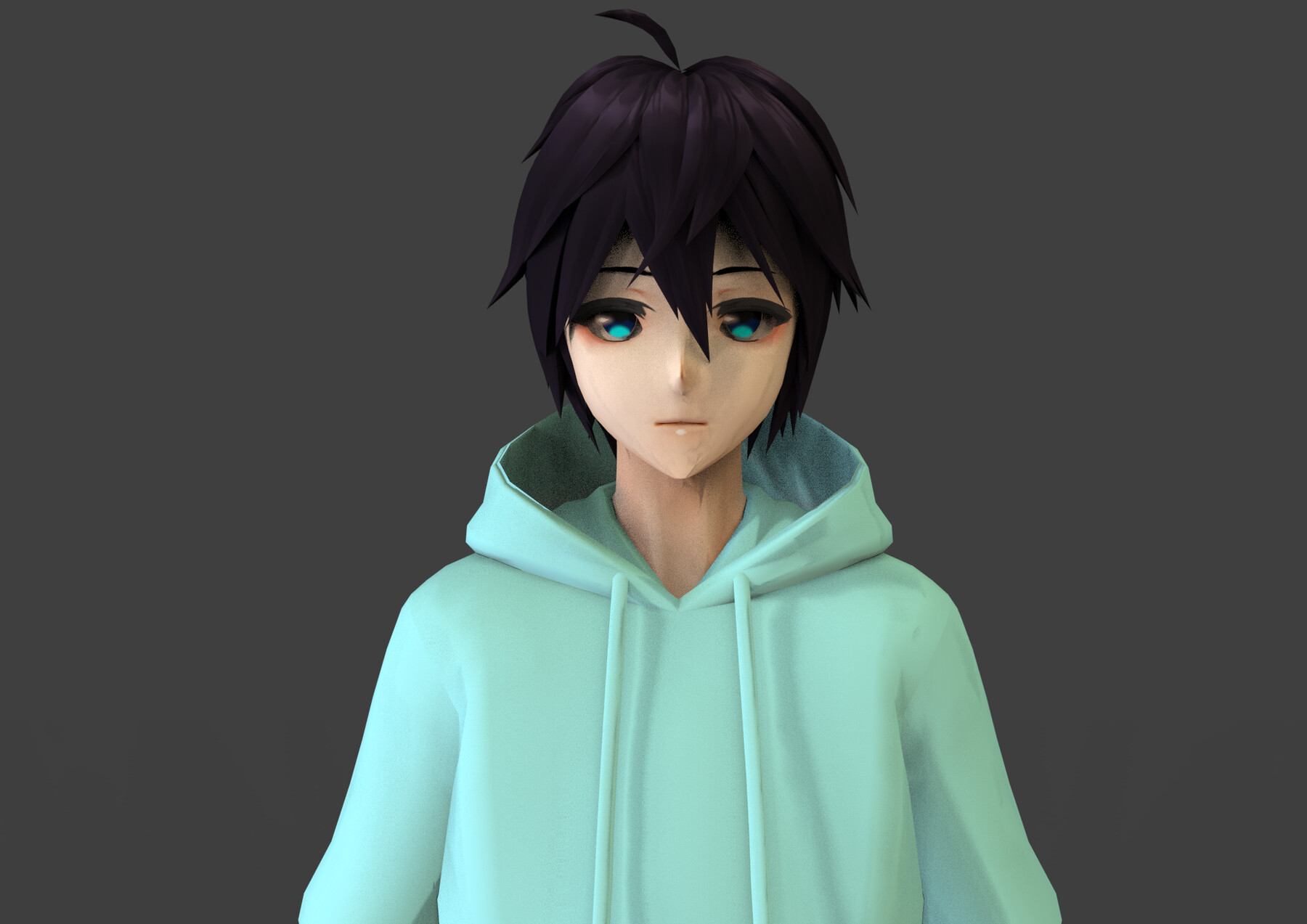 3D Game Ready Low Poly Anime Character Girl 30 model - TurboSquid 1907595
