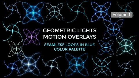 Motion Overlays. Geometric Lights. Volume 1.