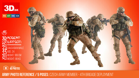 Army Reference Poses |CZECH ARMY MEMBER