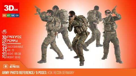 Army Reference Poses | KSK RECON GERMANY