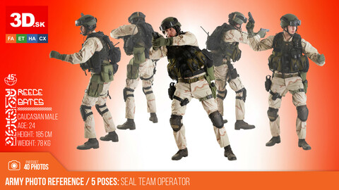 Army Reference Poses | SEAL TEAM OPERATOR