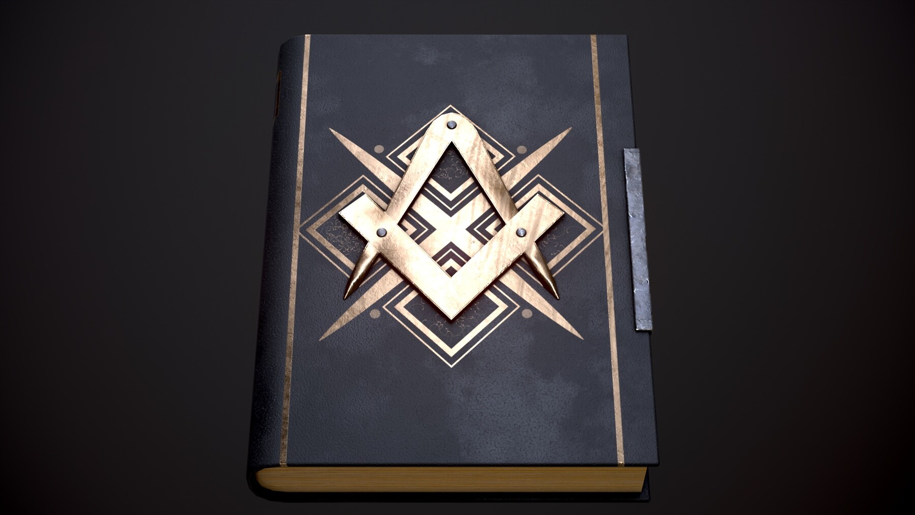 ArtStation - Book with the sign of the Freemason in four versions ...