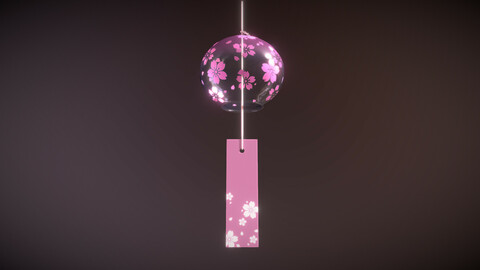 Japanese Glass Wind Chime