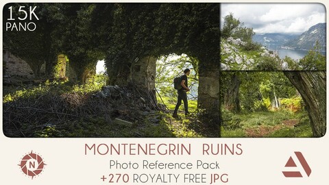 Photo Reference Pack: Montenegrin Ruins