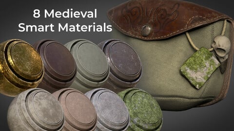 Medieval Props Smart Materials Pack