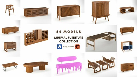 Minimal Furniture Collection For Interior-Exterior