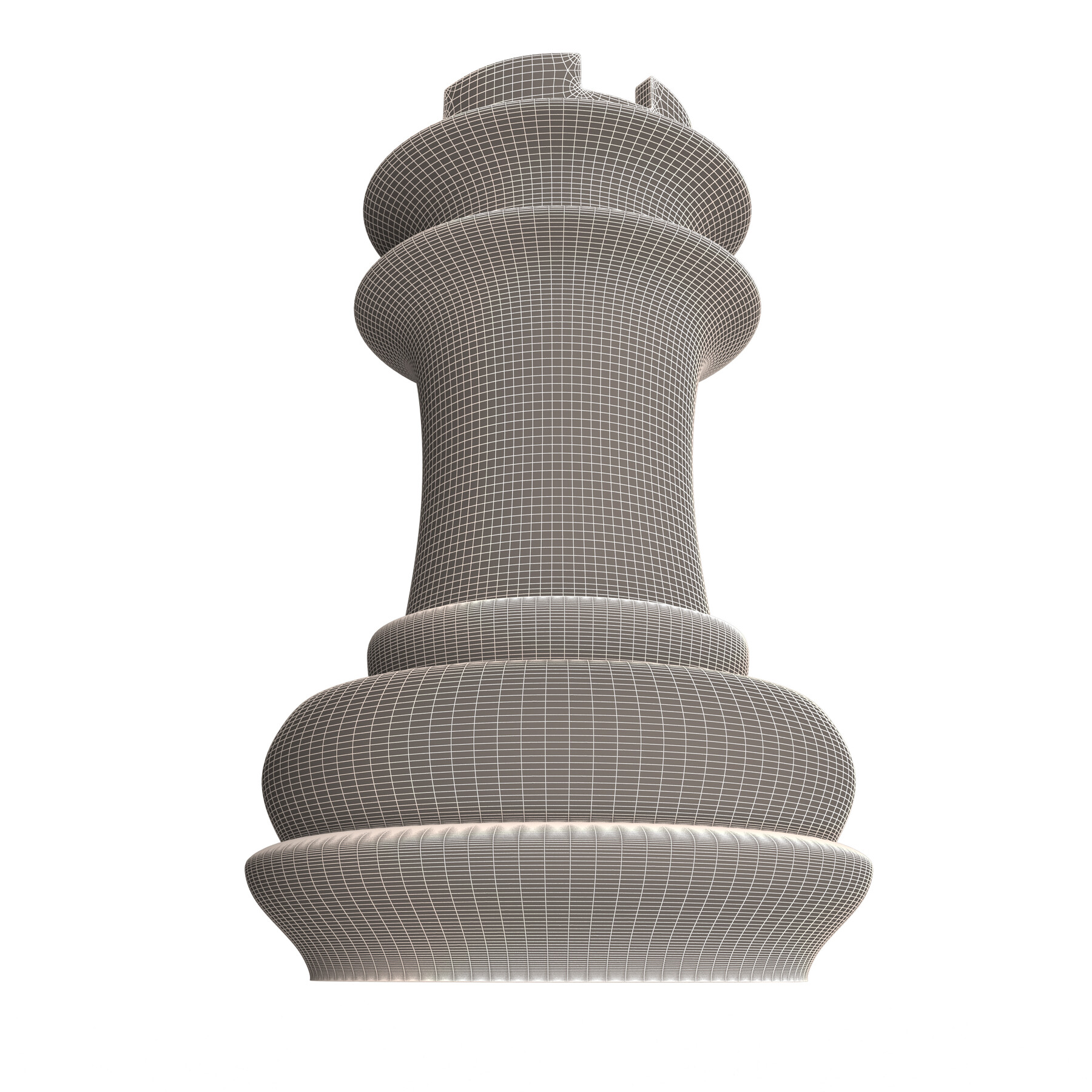 ArtStation - 3D Wooden Chess Rook | Resources
