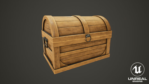 Medieval Treasure Chest - Wooden Chest I