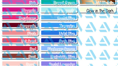 Color Palette 8 for Clip Studio Paint and Ex